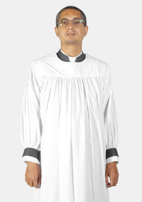 Anglican Black Cuffs Rochet