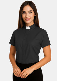 Women's Tab Collar Clergy Shirt
