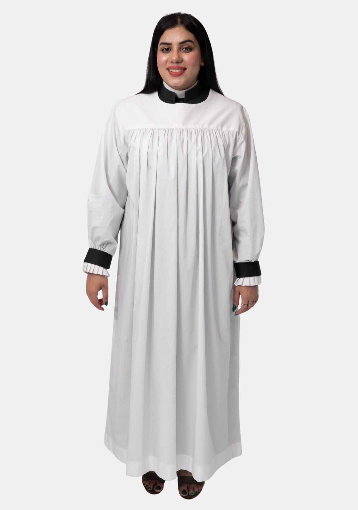 Flattering Tailored Women's White Rochet