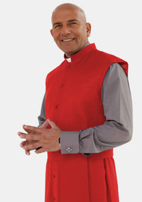 Zaccai Sleeveless Clergy Robe Red