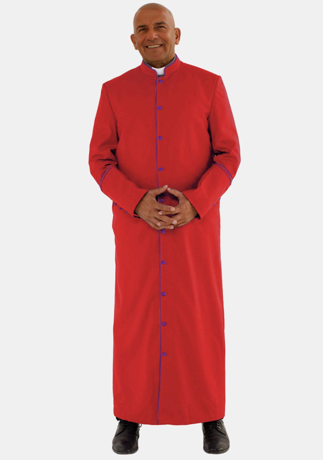 Red with Roman Purple Trim eClergys Robe