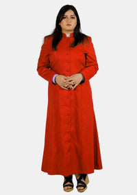 Revered Red Priest Robe for Female