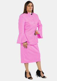 eClergy's Suit Flared Sleeve Pink