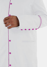 eClergys White and Red Purple Robe for Men