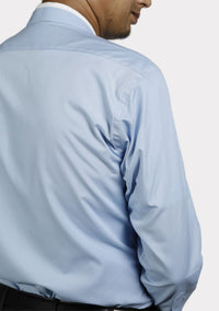 Light Blue Roman Collar eClergy's Shirt