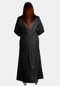 Ethereal Female Clerical Black Robe
